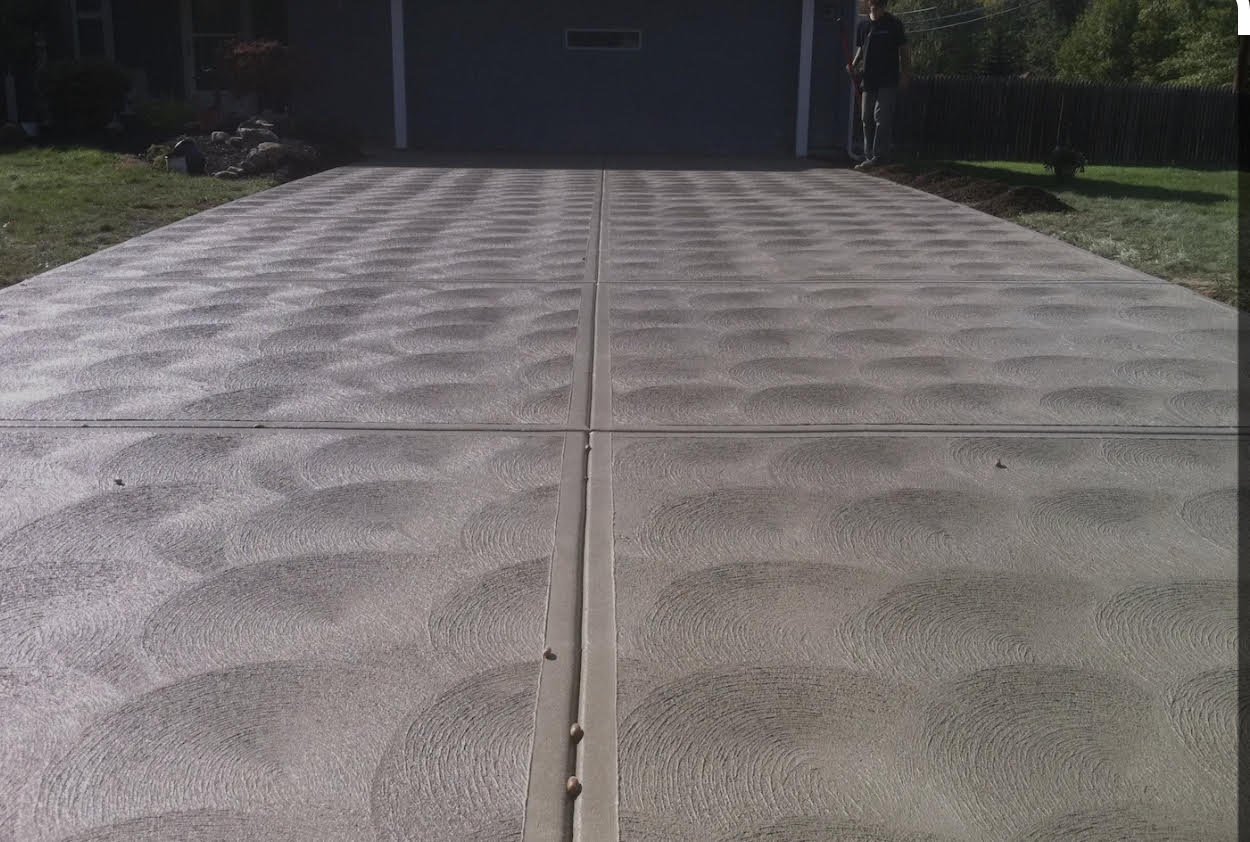 Textured Concrete in Cottonwood Heights