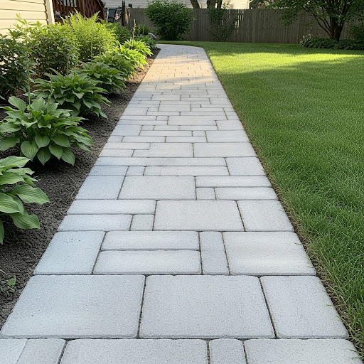 Beautiful Concrete Sidewalk Installation in Midvale