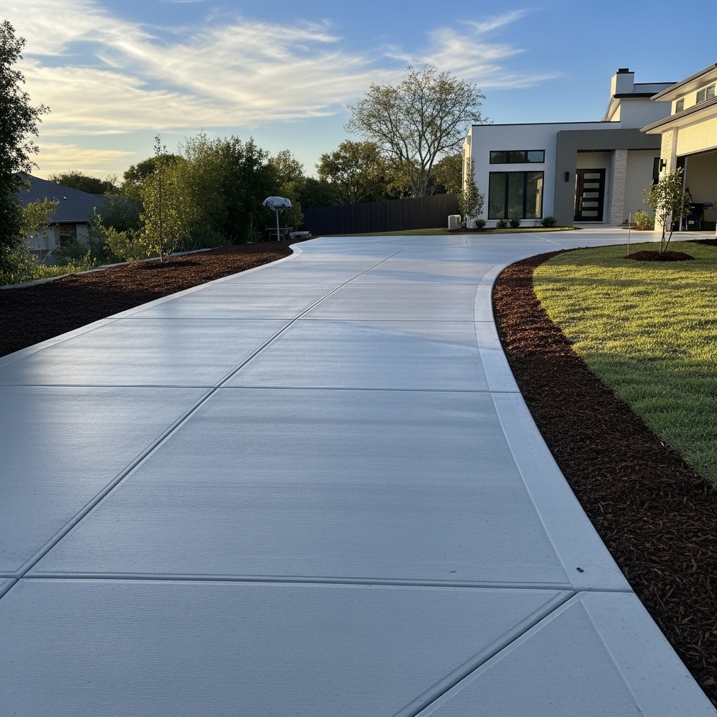 Beautiful Concrete Driveway Installation in Midvale