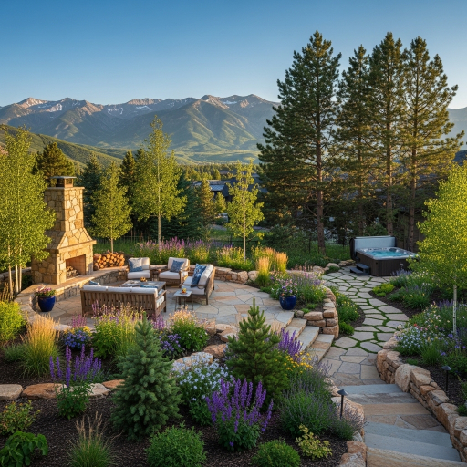 Beautiful Landscaping in Park City, Utah