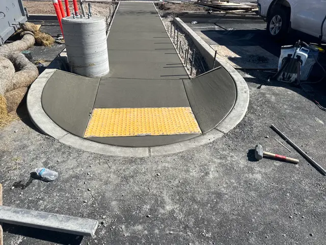 Beautiful Concrete Sidewalk Installation in Midvale