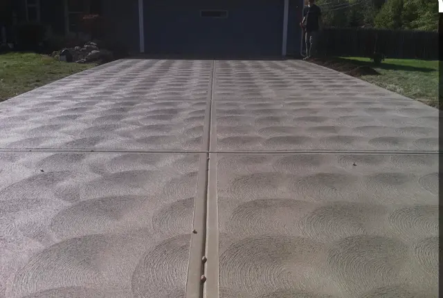 Textured Concrete in Cottonwood Heights
