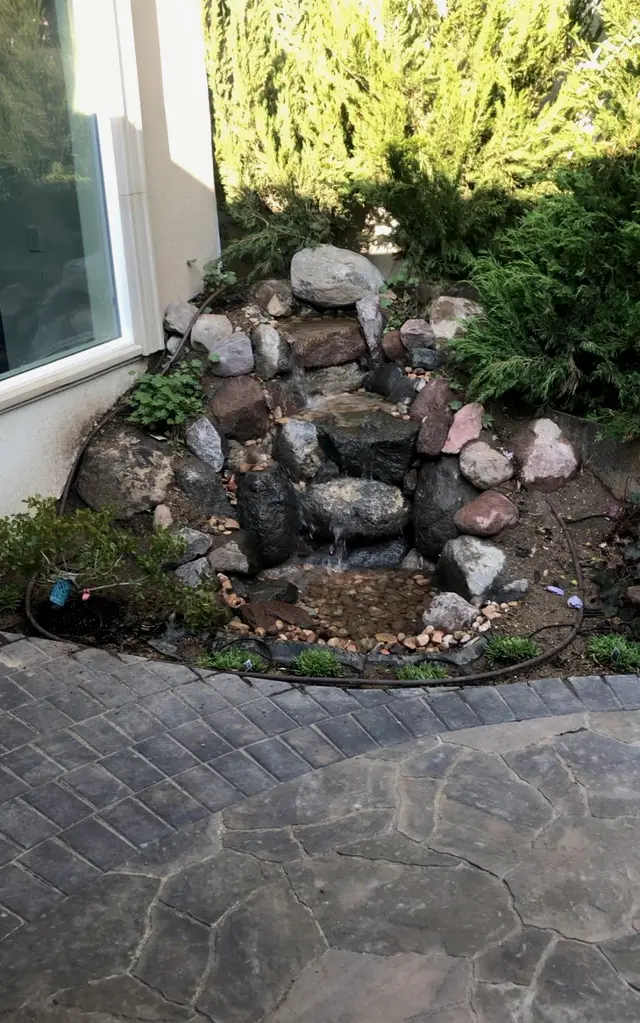 Outdoor Water Feature in the Avenues
