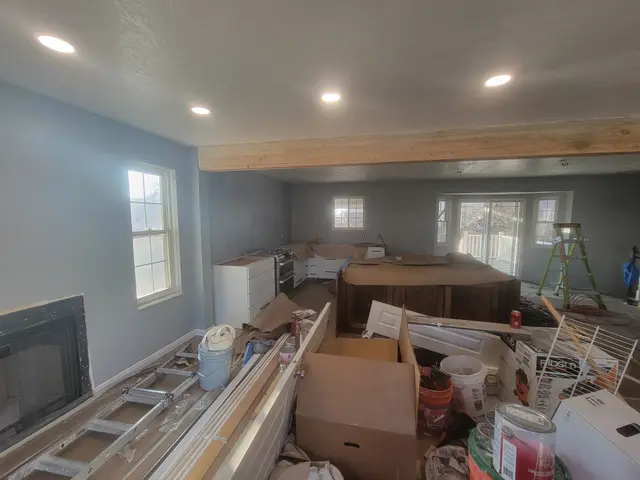 Load-Bearing Beam Installed